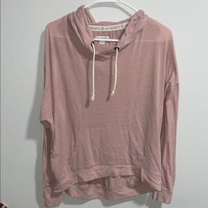 La Hearts Blush Pink Hoodie